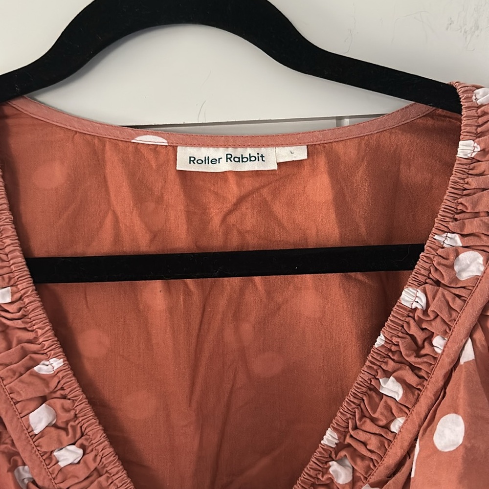 Roller Rabbit  V-Neck, Ruffle Midi dress - Picture 11 of 15